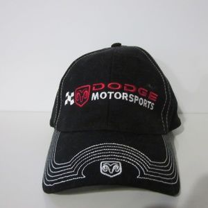 Dodge Ram Motorsports NASCAR hat black Checkered Flag Sports
